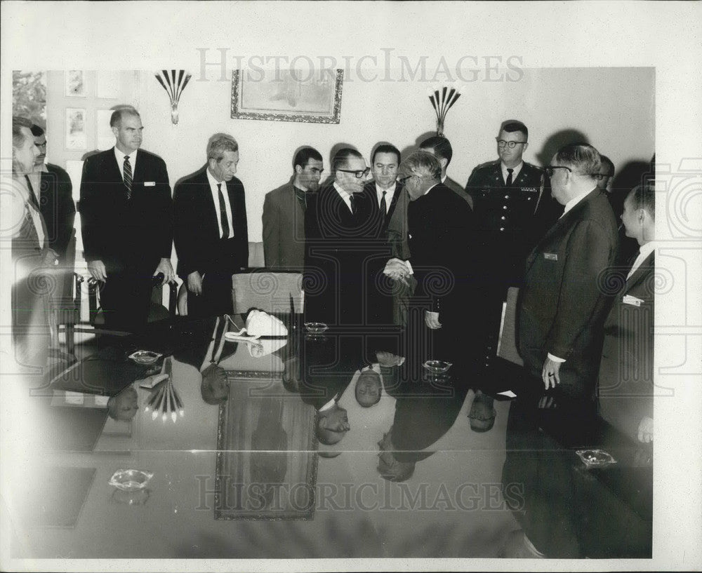 1969, Jordan PM and US Natl Mil Academy delegation - KSB07183 - Historic Images