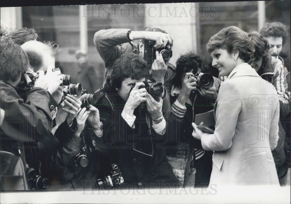 1978 Press Photo Angela Rippon, the BBC newscaster - KSB07189 - Historic Images