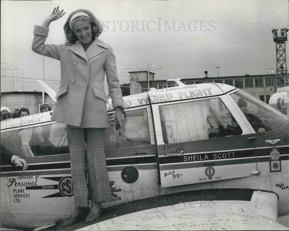 1969 Press Photo British flier Shelia Scott - KSB07227- Historic Images