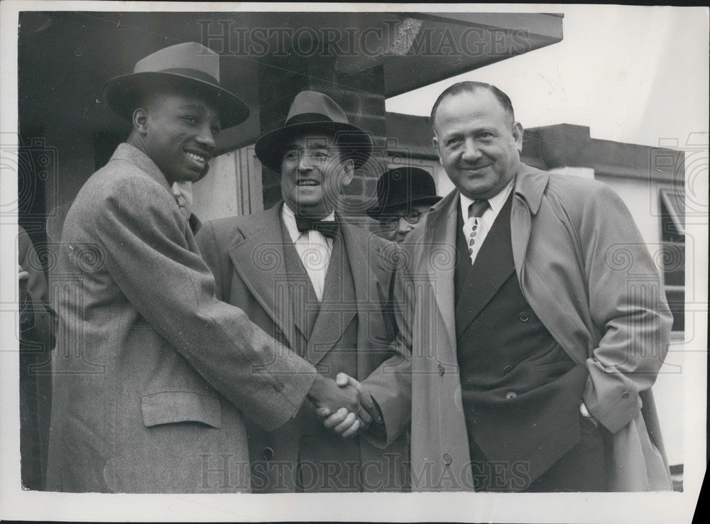 1949 Press Photo andy Saddler the ex featherweigh - KSB07249-Historic Images