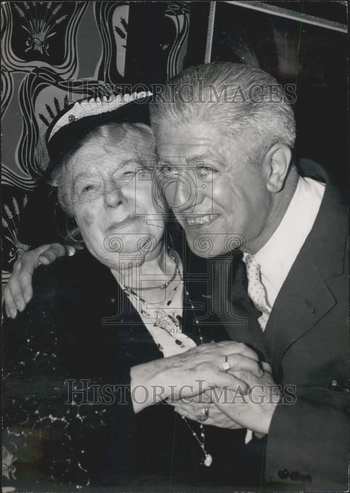 1960 Courteline Award Winner Jacques Natanson with Madame Courteline - Historic Images