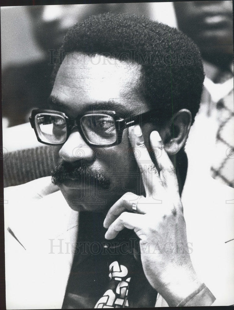 Press Photo Prime Minister of Angola. Lopo Fortunato de Nascimento, - Historic Images