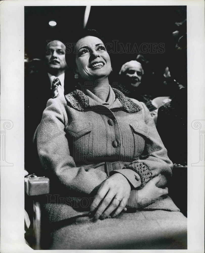 Press Photo MME. Sadat of Egypt at the UN - KSB07695 - Historic Images