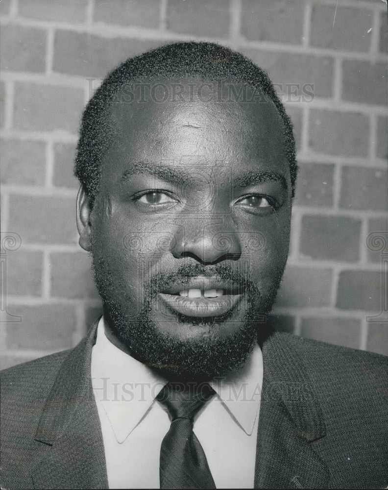 Press Photo Zambia Minister of Labor & Mines Hon. J.H. Chimba - KSB07787 - Historic Images