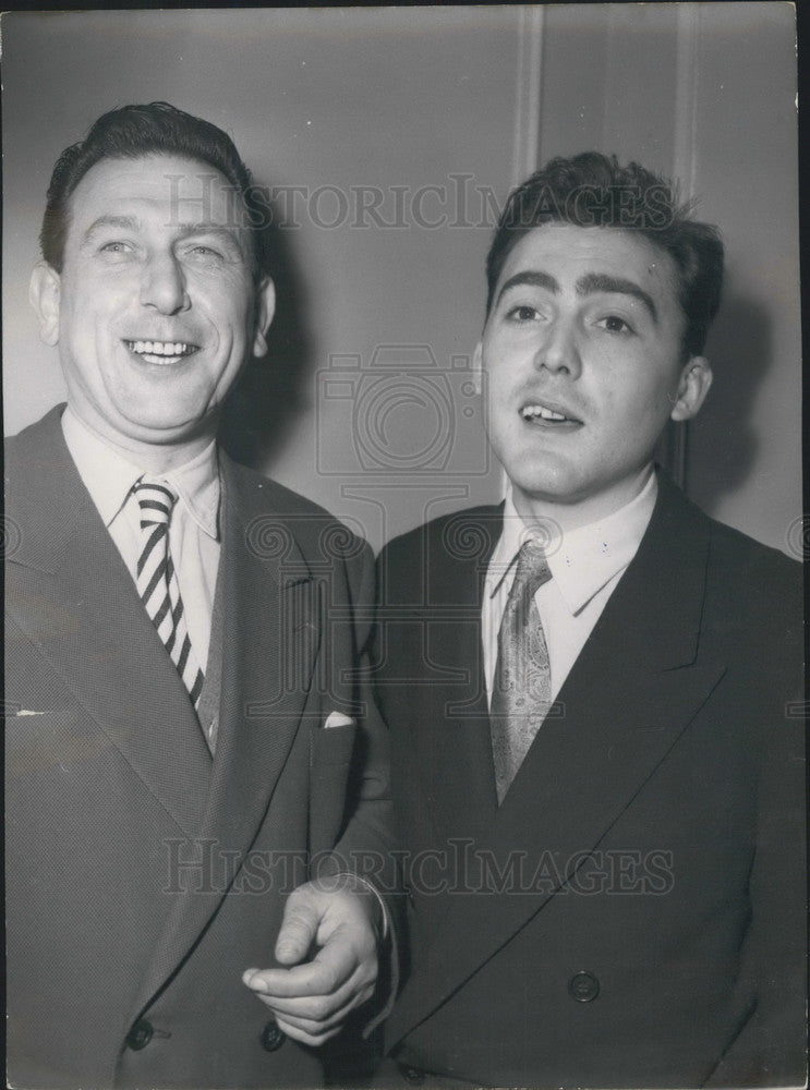 1955 Press Photo Authors,Christian Chery & Jean Rousselot - KSB07799-Historic Images