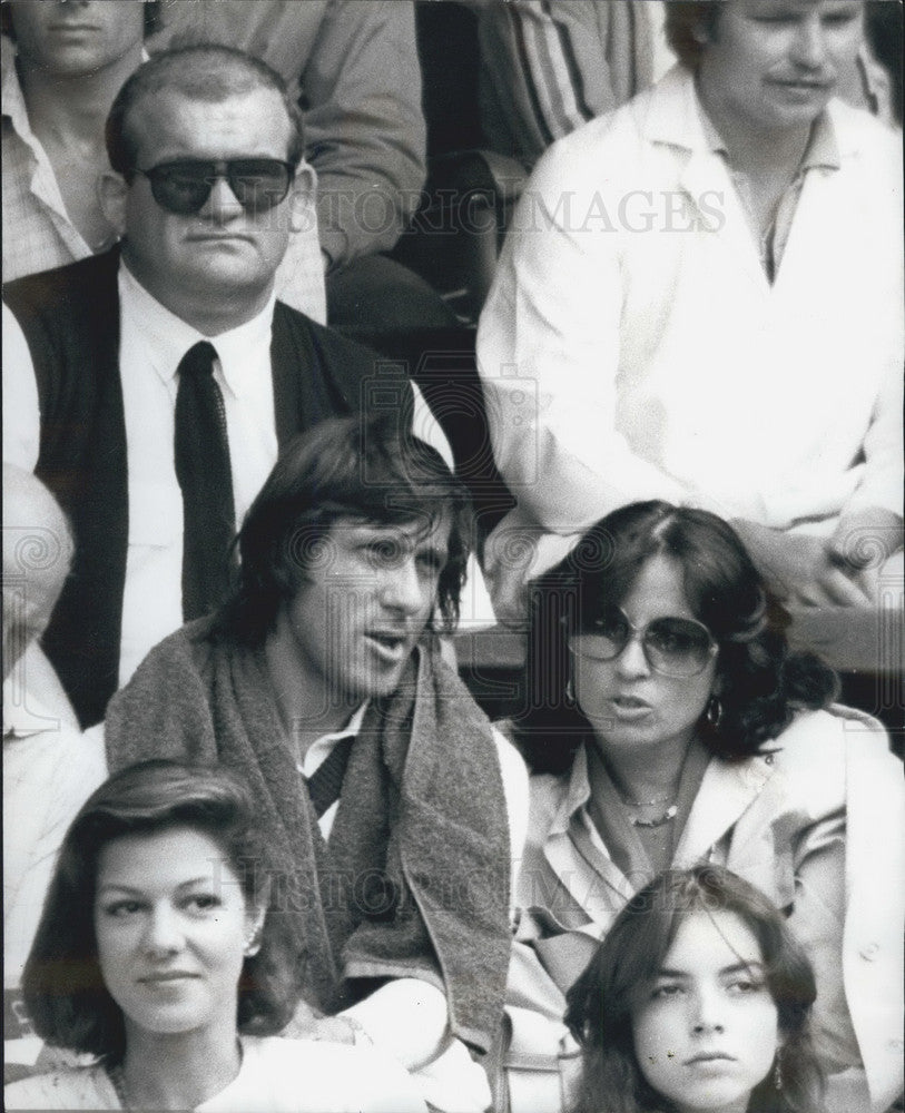 1980 Press Photo Rumanian tennis star Ilie Nastase & girlfriend - Historic Images