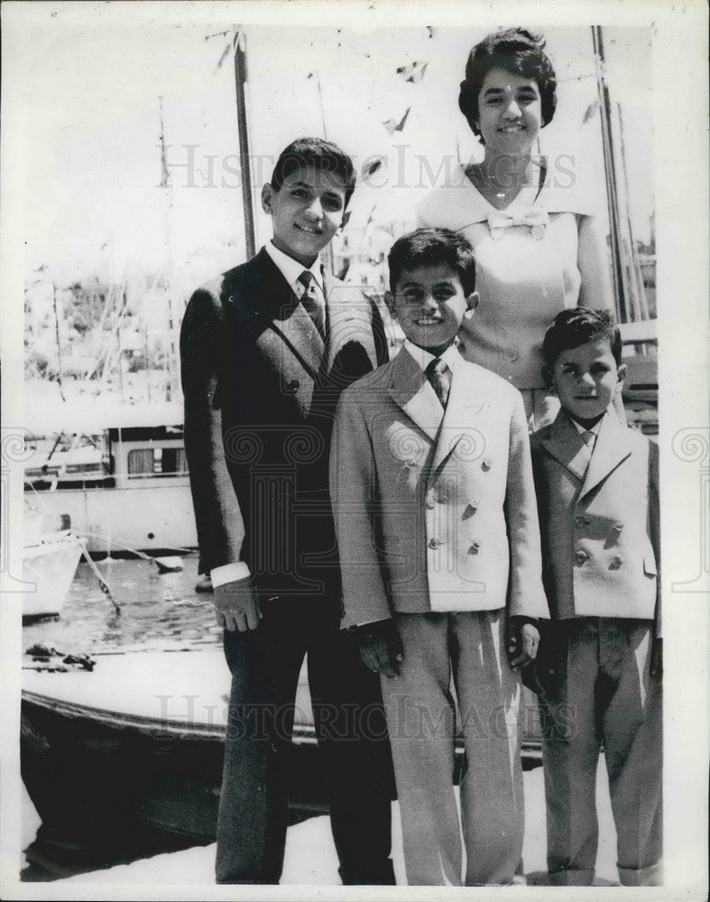 1960 Press Photo President Nasser &#39;s four children - KSB07889 - Historic Images