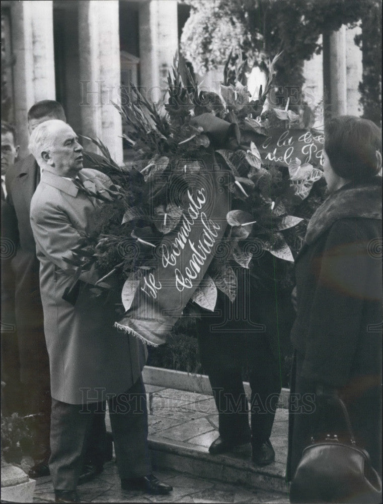 1966 Press Photo Luigi Longo and Nilde Jotti,communist Party of Italy - Historic Images