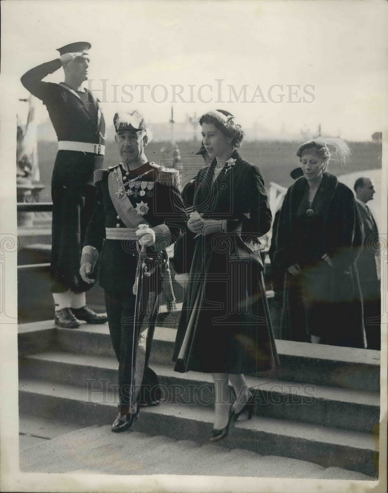 1955, President Craveiro Lopes Of Portugal & wife - KSB08047 - Historic Images