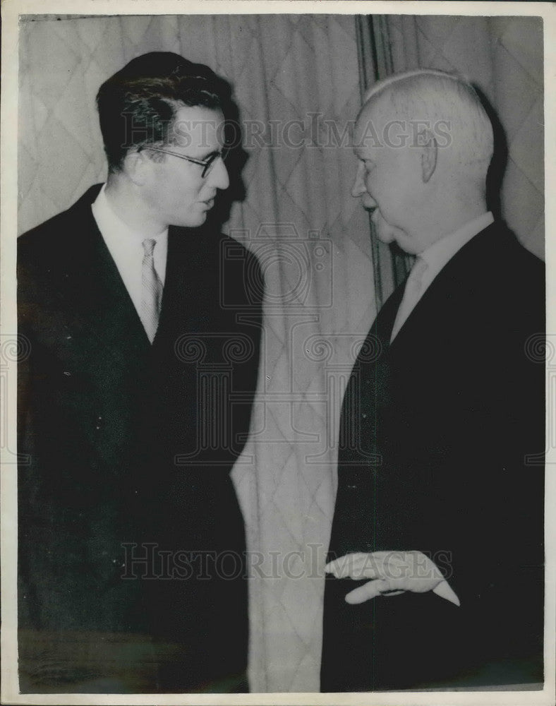 1959  King Boudouin of the Belgians  &President Lubke,W Germany - Historic Images
