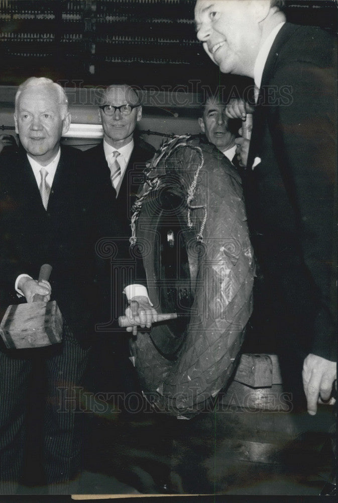 Press Photo German President Lubke - KSB08079-Historic Images