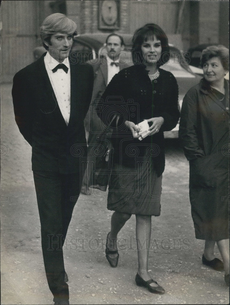 1963 Press Photo Actors Antonella Lualdi and John Barrymore - KSB08113 - Historic Images