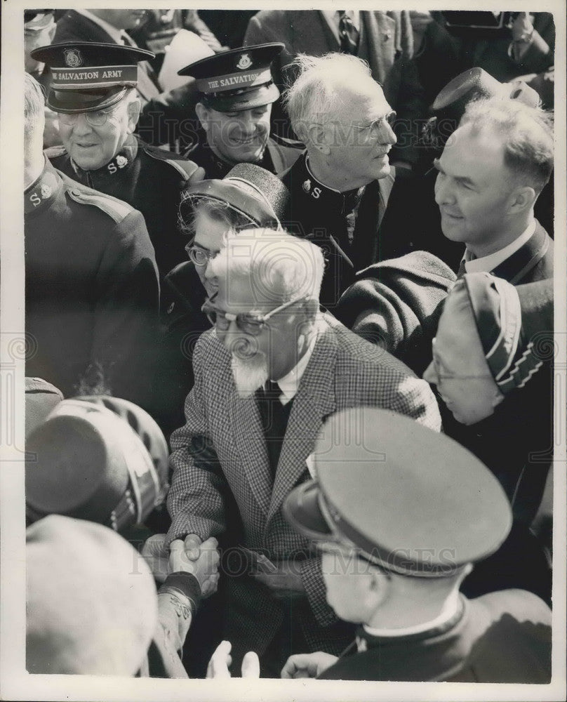 1953 Seven men who were interned in Korea for almost 3 yrs - Historic Images