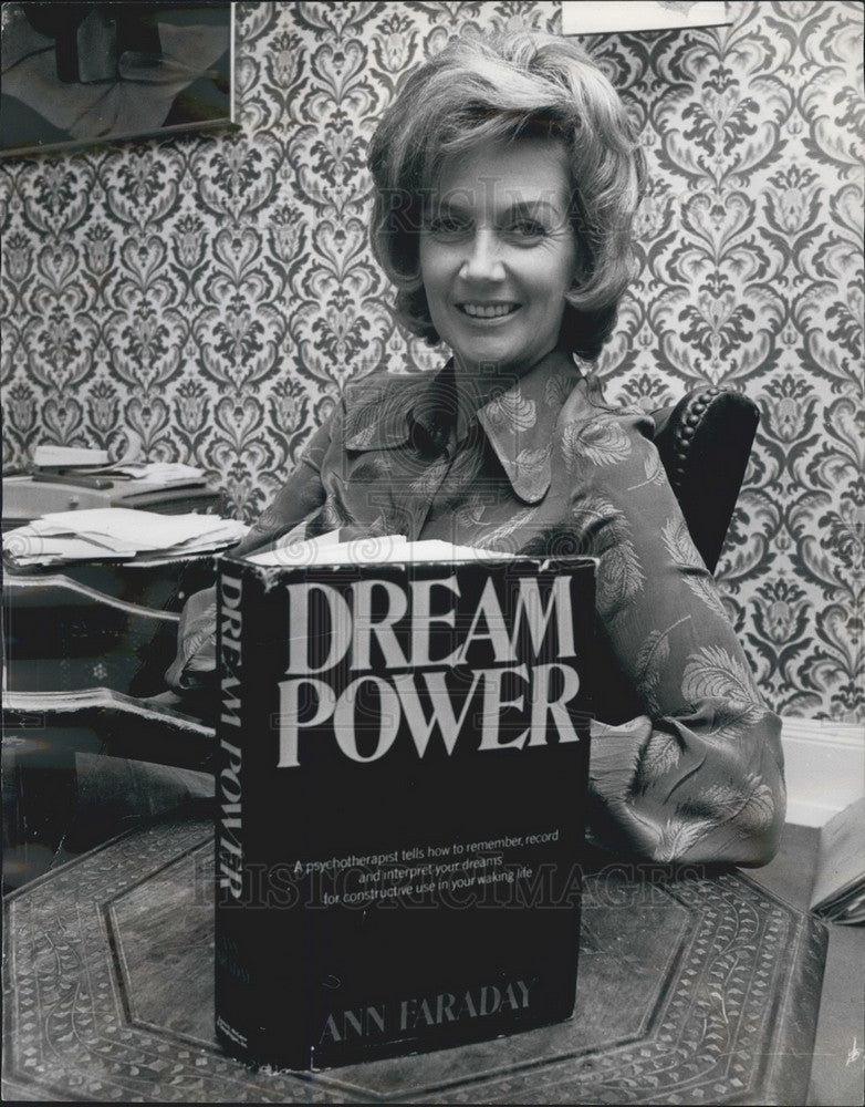 1972 Dr. Ann Faraday Author Dream Power Book Release Therapist-Historic Images