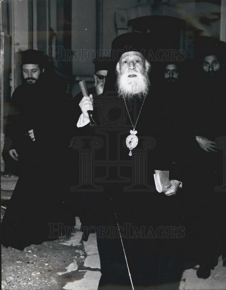 1968 Archbishop Greece Iakovos Condemned High Ecclesiastic Court - Historic Images