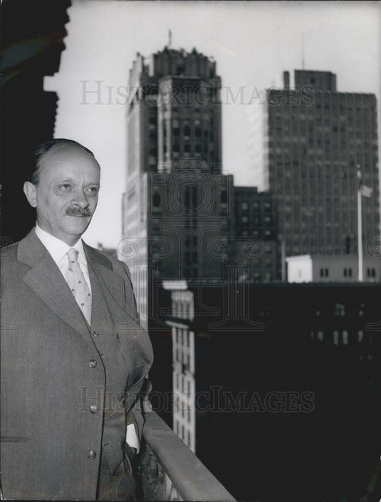 1956, Felix von Eckardt of the Feders Republic of Germany - KSB08355 - Historic Images