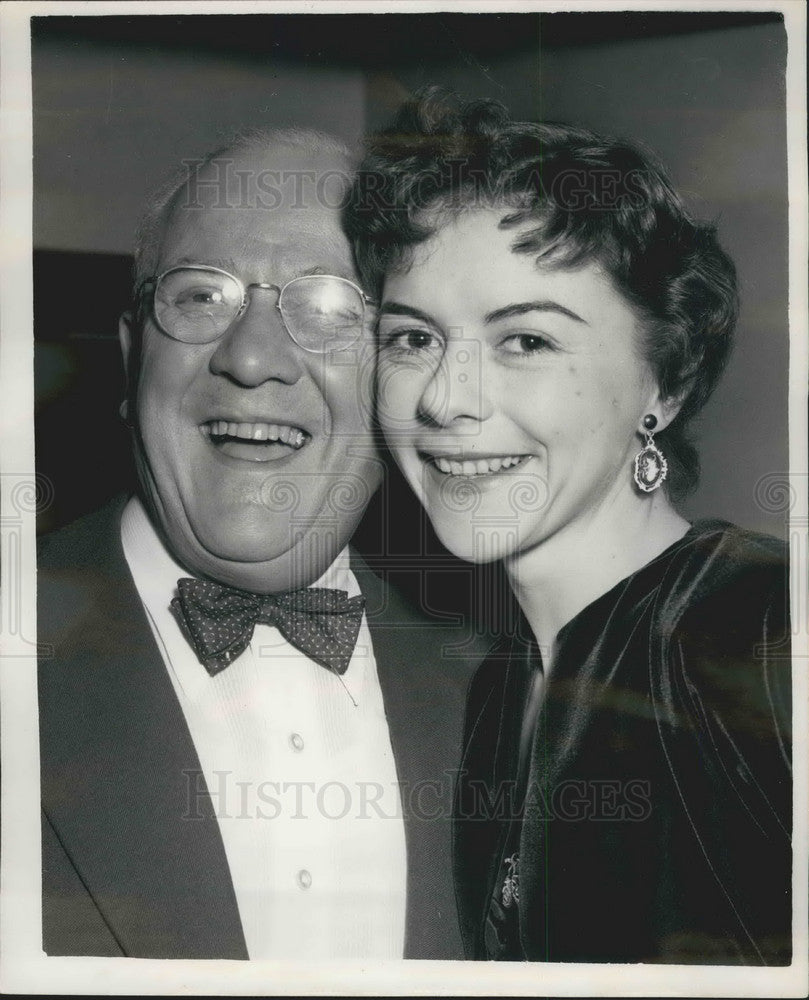 1954 Press Photo Miss Dorthy Tutin &amp; Mr Jack Hylton - KSB08383-Historic Images