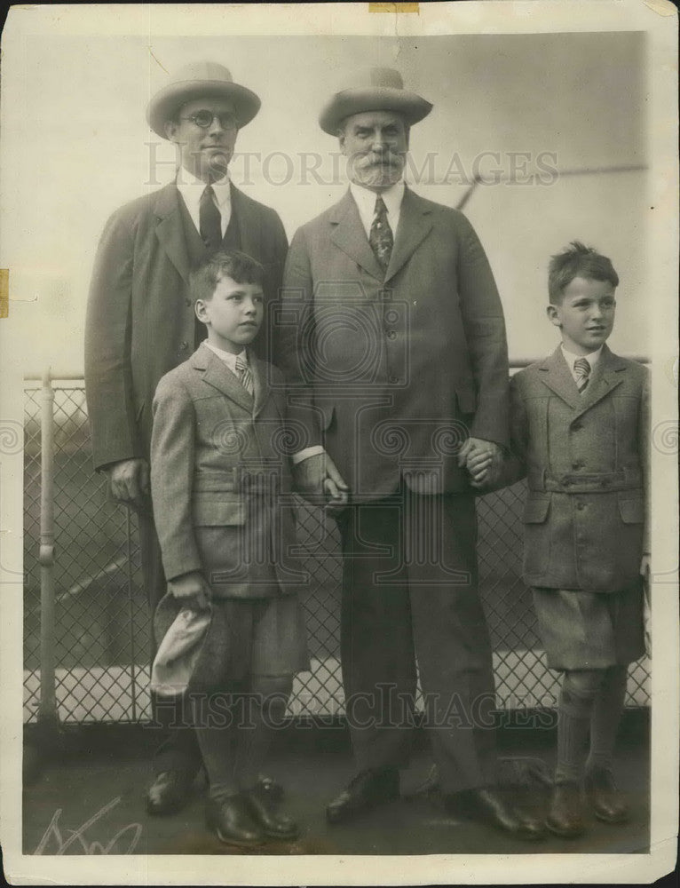 Press Photo Secretary State Chas E. Hughes son in laws grandchildren - KSB08621 - Historic Images