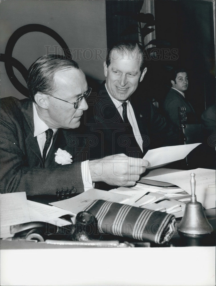 Press Photo Prince Philip and Prince Bernard - Historic Images