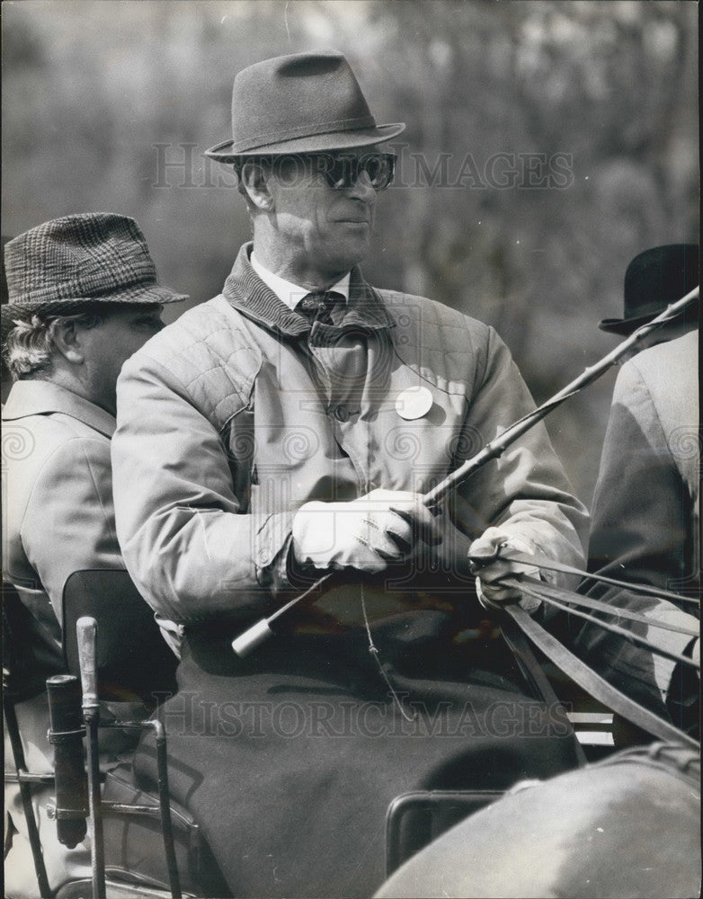 1973 Press Photo Duke of Edinburgh Competes Two-Day Horse Driving Trials-Historic Images