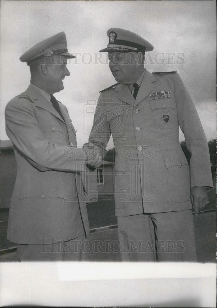 1953 Press Photo General Alfred D. Gruenther, Supreme Commander of Allied Forces - Historic Images