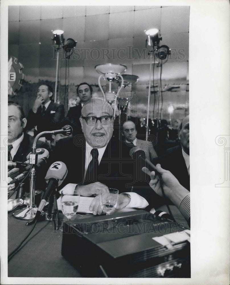 1973 Press Photo Newly Elected Hector Jose Campora Of Argentina - KSB09617 - Historic Images