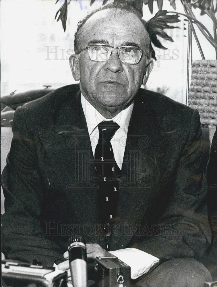 1977 Secretary General of Spanish Communist party Santiago Carrillo - Historic Images