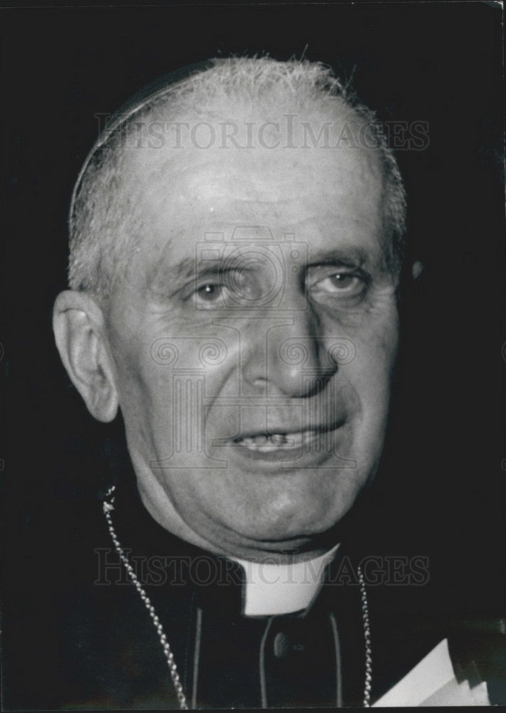 1966 Press Photo Francesco Pellegrino Bishop Turin - Historic Images