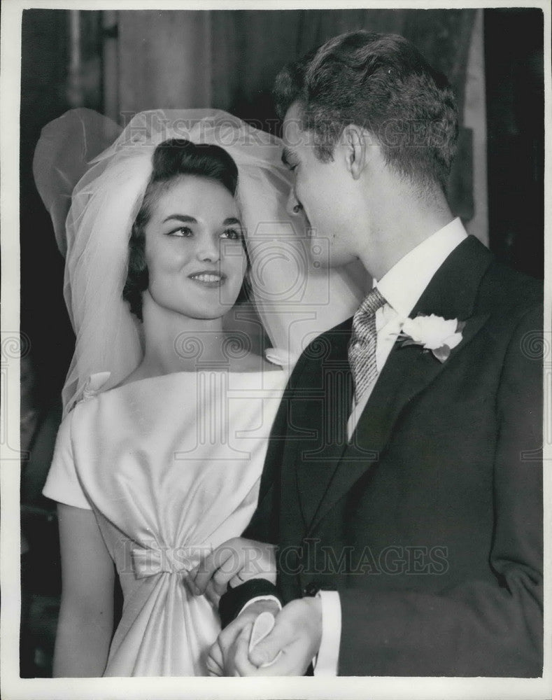 1961 Press Photo Wedding, Henrietta Tiarks, Marquees of Tavistock - KSB09913-Historic Images