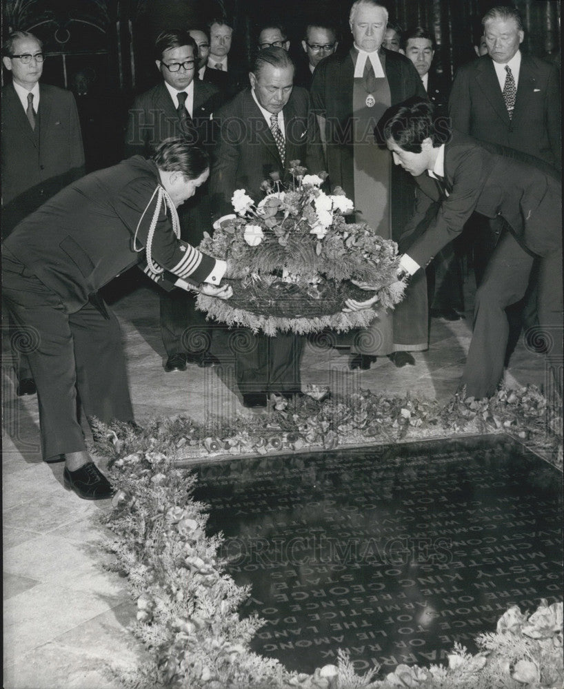 1973 Japanese Prime Minister, Mr. Tanaka - Historic Images