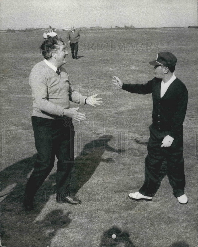 1973 Japanese Prime Minister, Mr. Tanaka, Mr Whitelaw - Historic Images