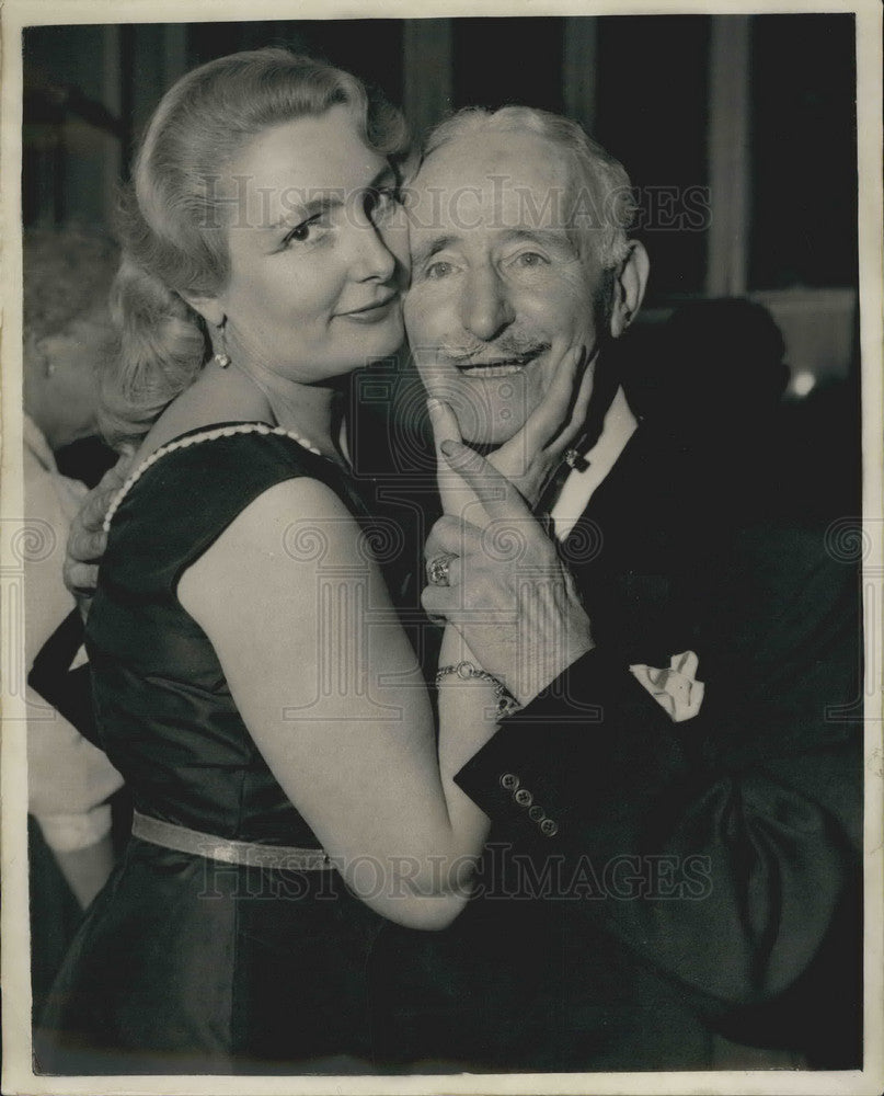1957 Seventy nine year old Freddy Roberts and Velia Dawe - Historic Images