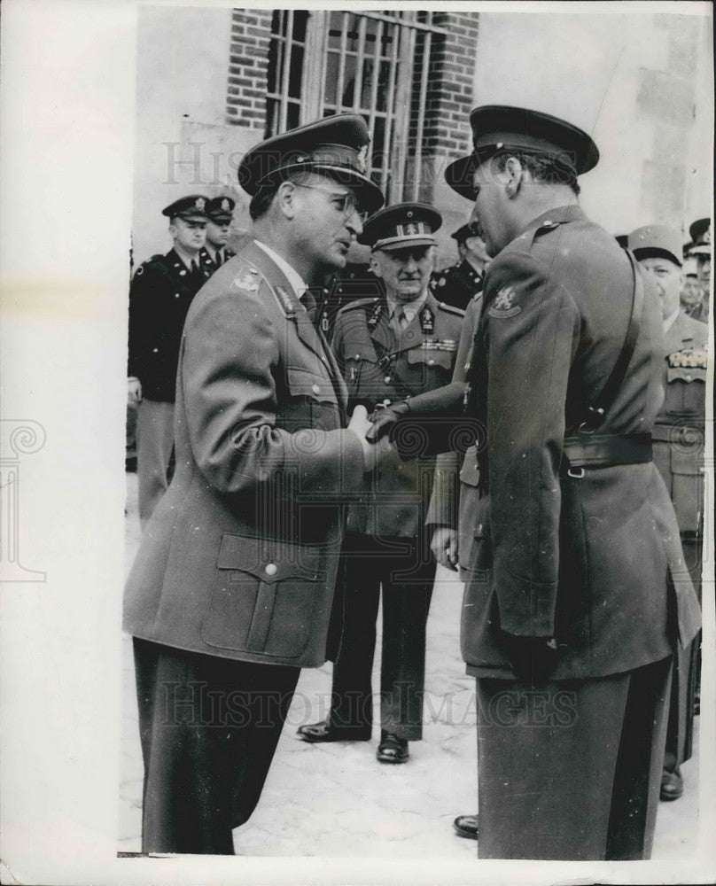 1957 Lt. Gen. Hans Speidel, new cmdr of Allied Land Forces of NATO - Historic Images