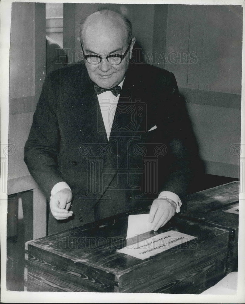 1961, Paul Henri Spaak ,Socialist of Belgium - KSB10861 - Historic Images