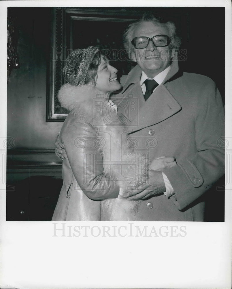 Press Photo German Television Actors Maria Schell Werner Baecker - KSB11137 - Historic Images