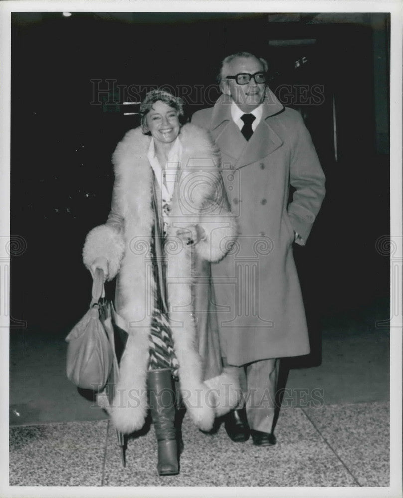 Press Photo Maria Schell & Werner Baecker - KSB11309 - Historic Images