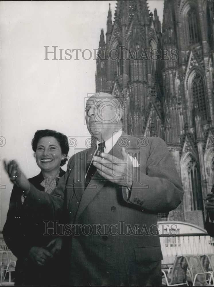 1953 Press Photo Composer and Director Prof. Stolz in Koeln. - KSB11433-Historic Images