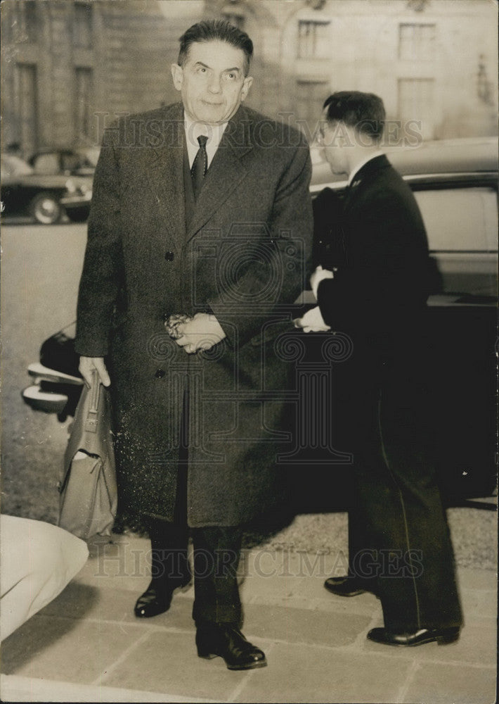 Press Photo Ministers Council at Paris Palais De L&#39; Elyse - Historic Images