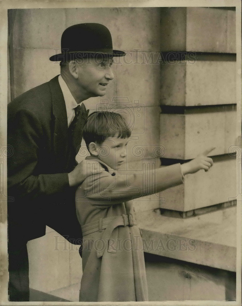1953, Marshal of the Royal Air Force Lord Tedder & son Richard - Historic Images