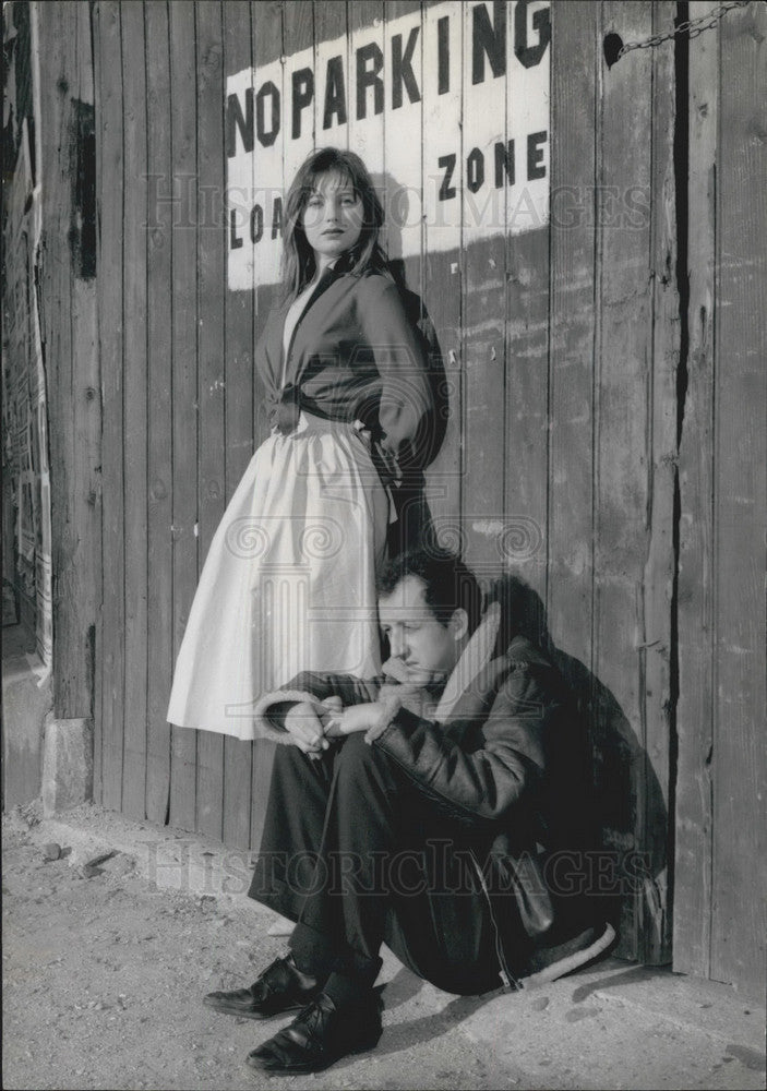 1959 Press Photo French Actress ,Nicole Tessier and Michel Rankovitch - Historic Images