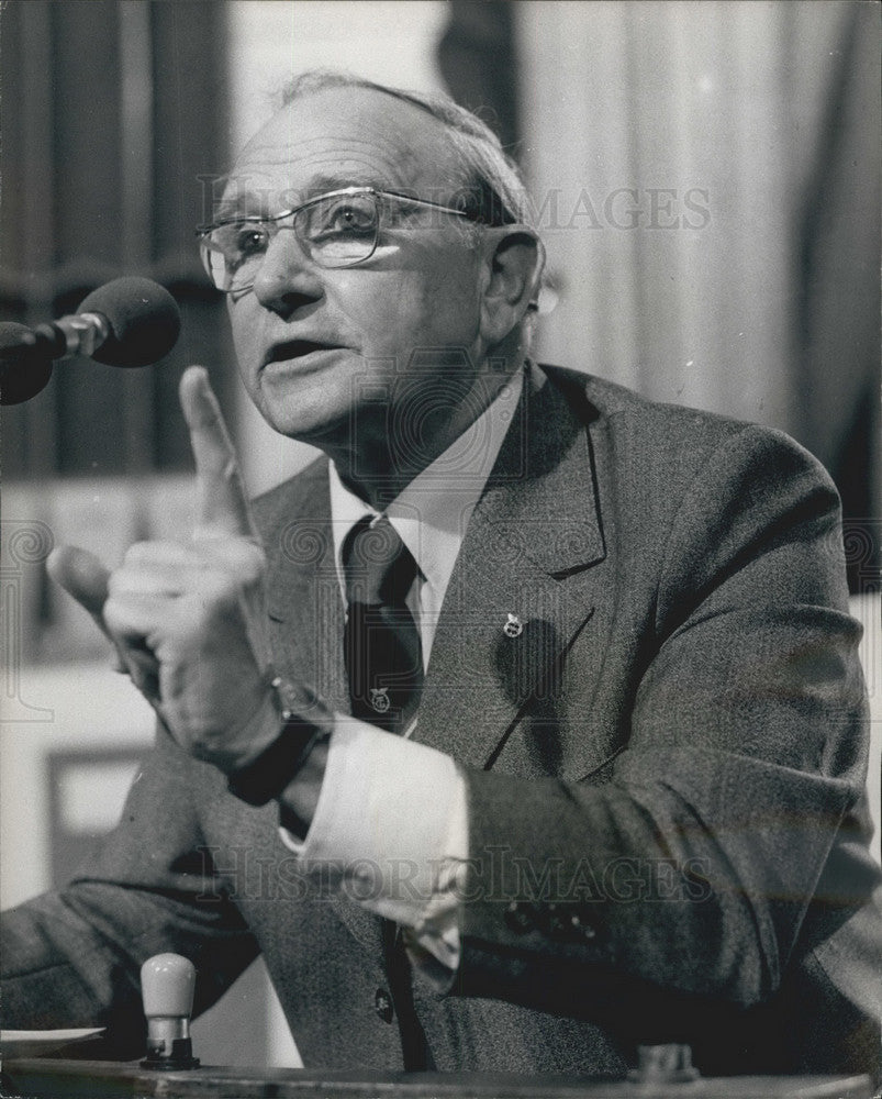 1976, Transport Workers' leader,Jack Jones - KSB12147 - Historic Images