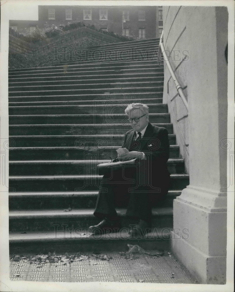 1953 Press Photo Mr. Herbert Morrison at Socialist Party Conference - KSB12199- Historic Images