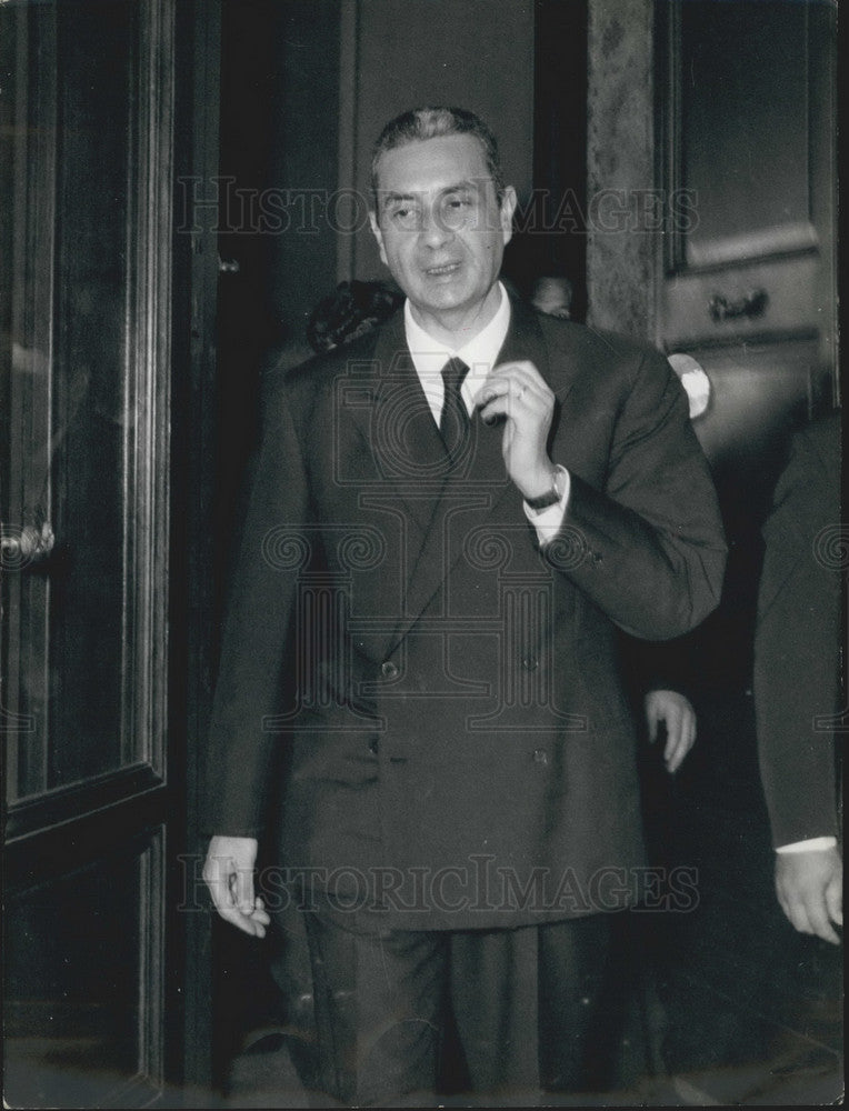 1964 Press Photo Italian Premier Aldo Moro - KSB12237-Historic Images