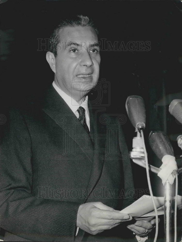 1966 Press Photo Mr . Aldo Moro ,Premier of Italy - KSB12255-Historic Images