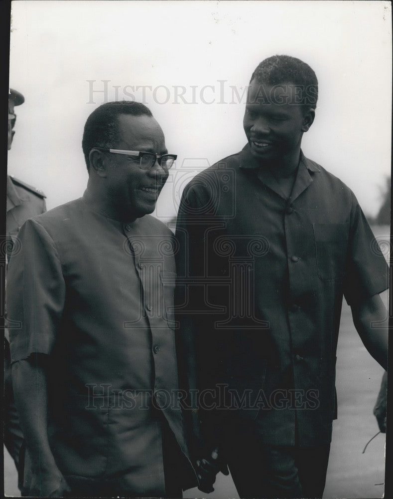 1972, African Good Neighbours Conference Tanzanian Vice President - Historic Images