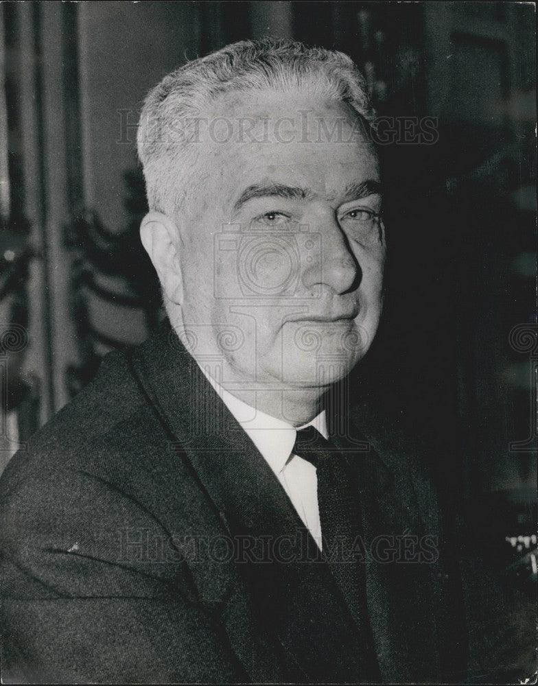 1968 M. Joxe, the French Minister of Justice - Historic Images