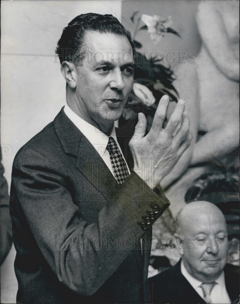 1970 Press Photo Sir Keith Joseph, Property Holding, Investment Luncheon - Historic Images