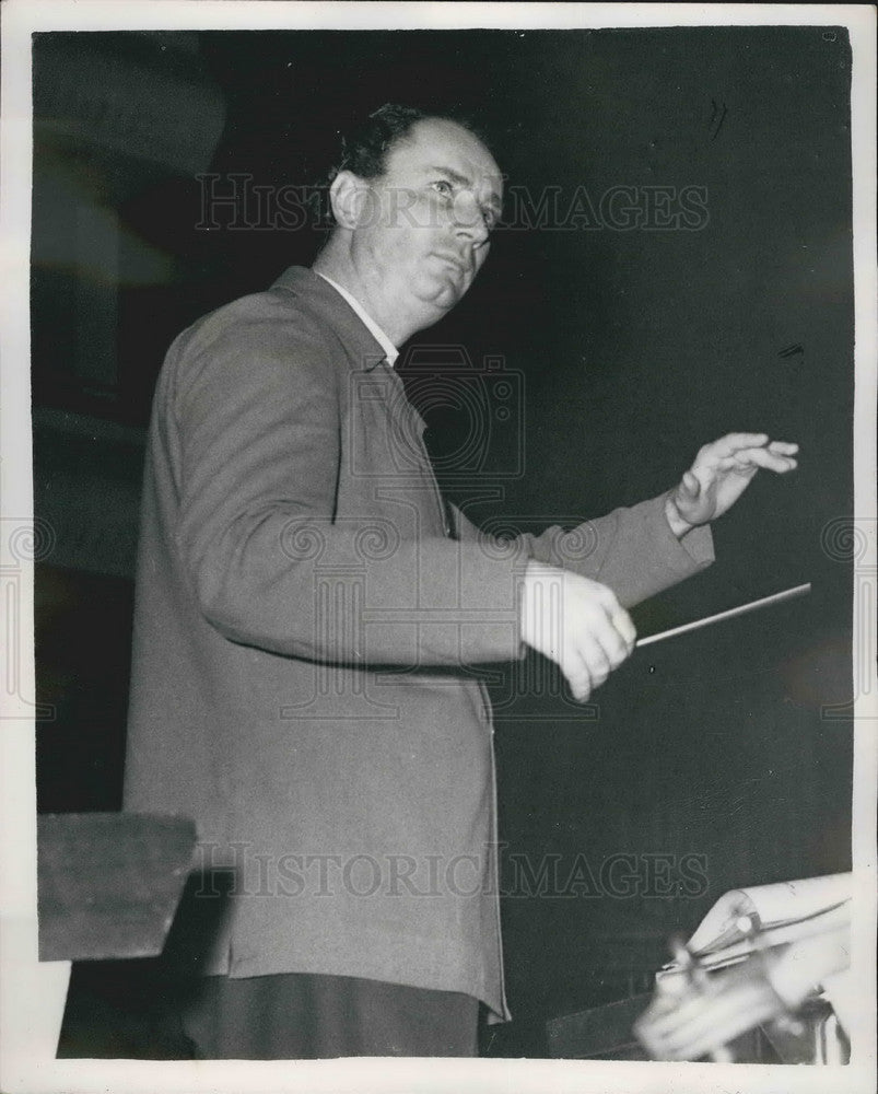 1957 Rafael Kubelik, musical director of the Covent Garden Opera Co - Historic Images