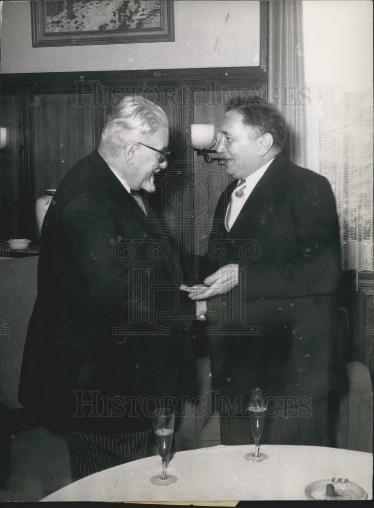 Press Photo International Workers Organization Paul Ramadier Anton Storch - Historic Images