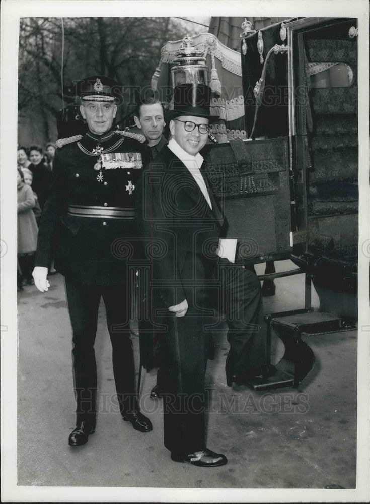 1960 Press Photo Soviet Ambassador Aleksander Soldatov - Historic Images